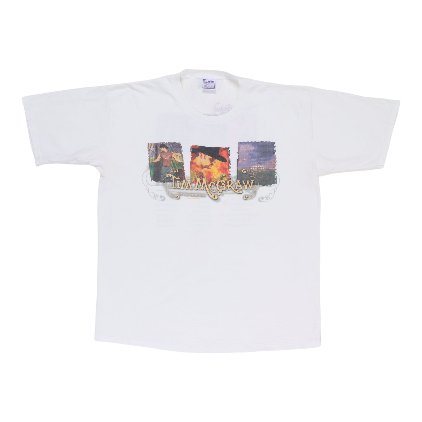 2001 Tim McGraw Set This Circus Down Tour Shirt
