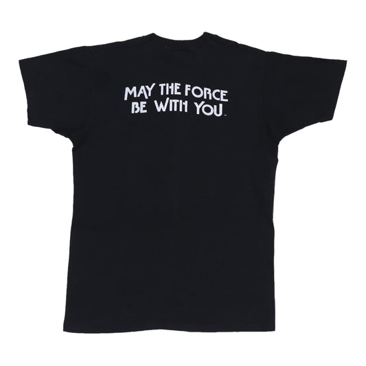 1977 Star Wars May The Force Be With You Shirt Back