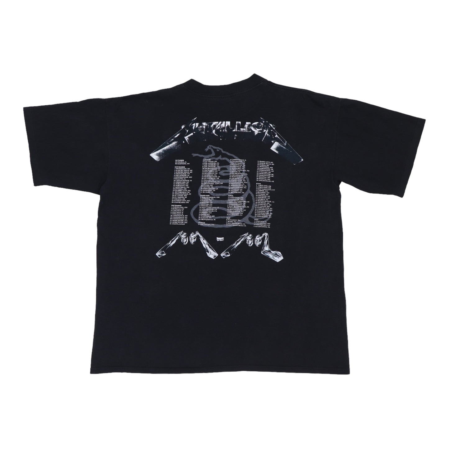 1991 Metallica Tour Shirt