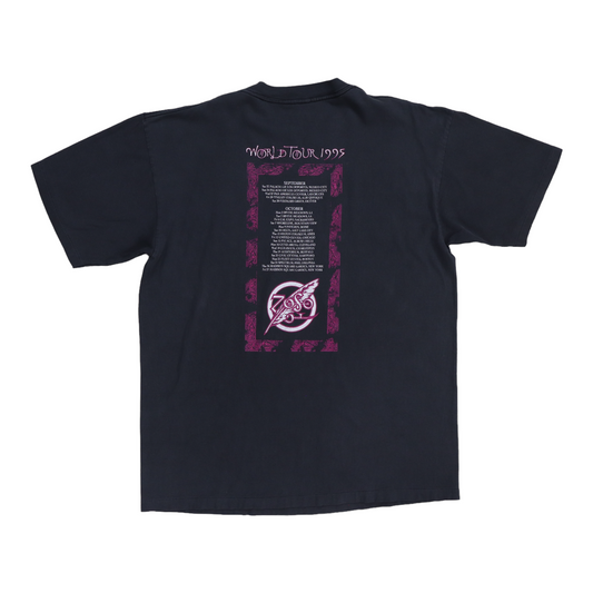 1995 Jimmy Page Robert Plant Tour Shirt Back