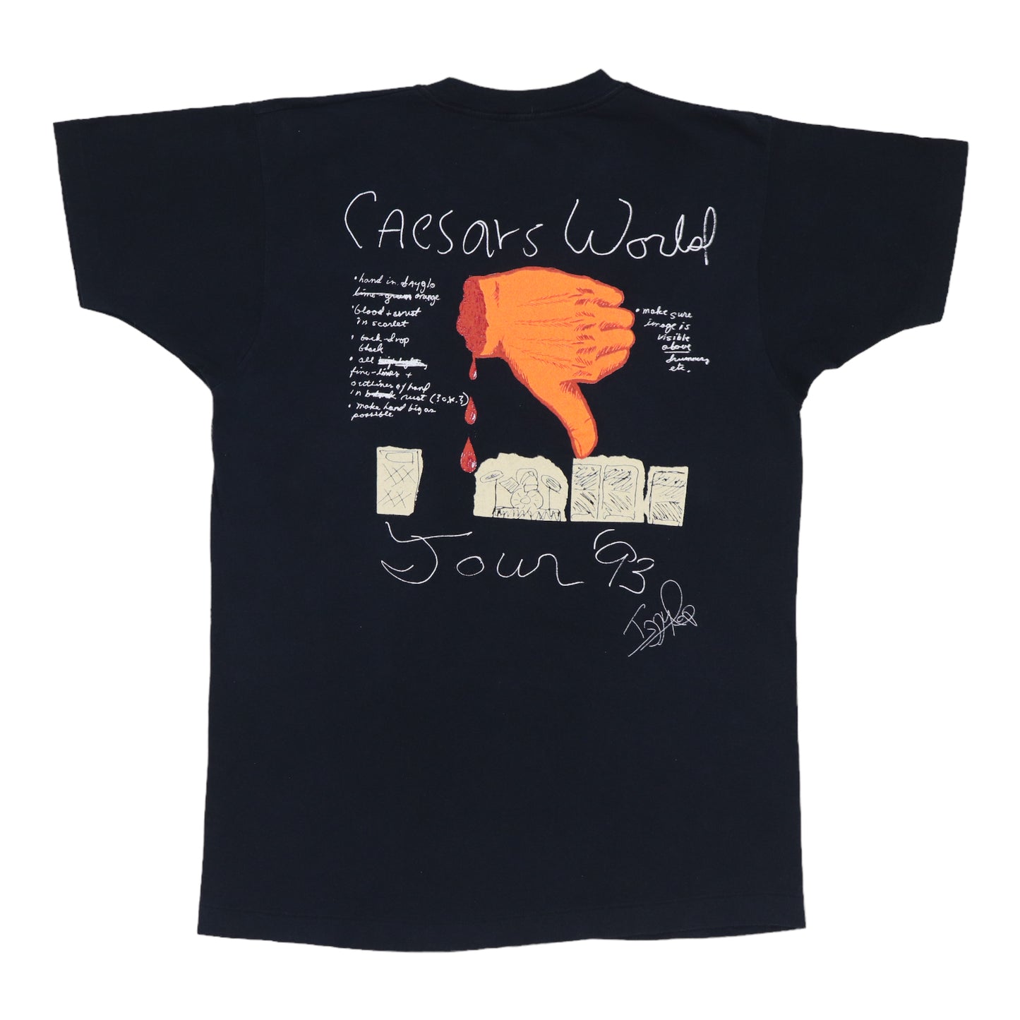 1993 Iggy Pop World Tour Shirt