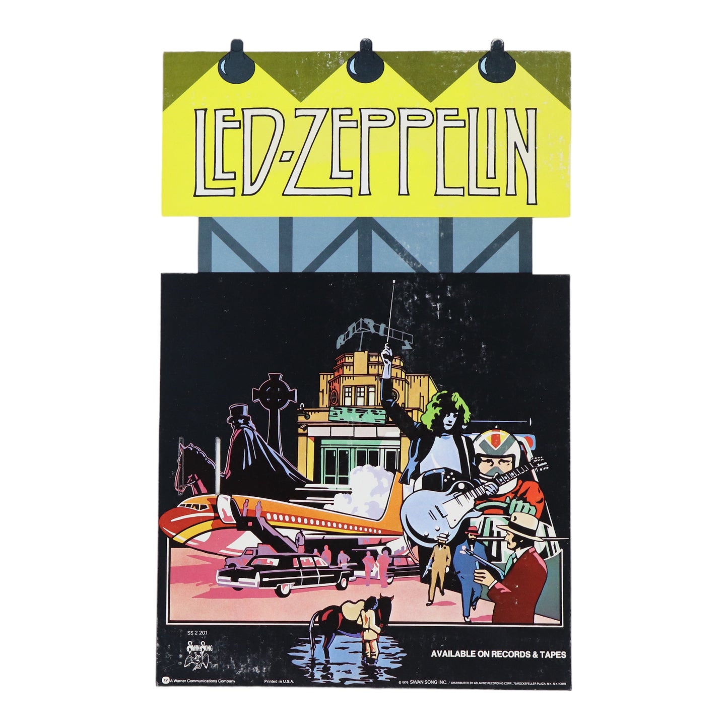 1976 Led Zeppelin Song Remains The Same Display