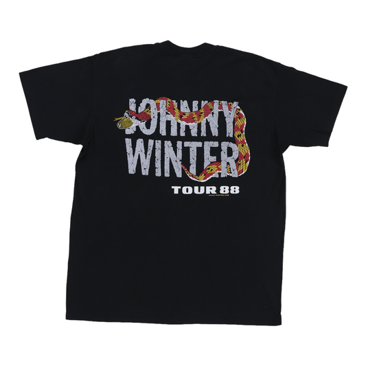 1988 Johnny Winter Tour Shirt Back