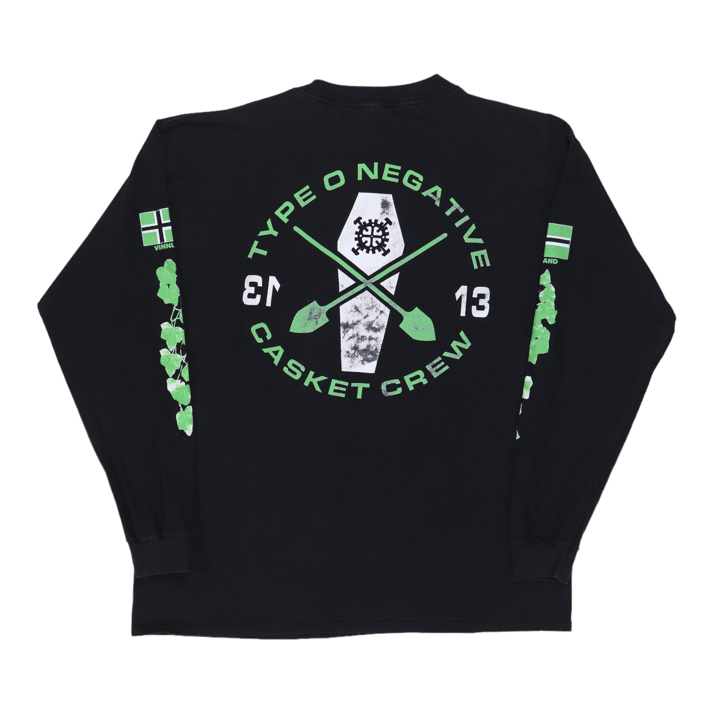 1995 Type O Negative Pledge To Women Casket Crew Long Sleeve Shirt