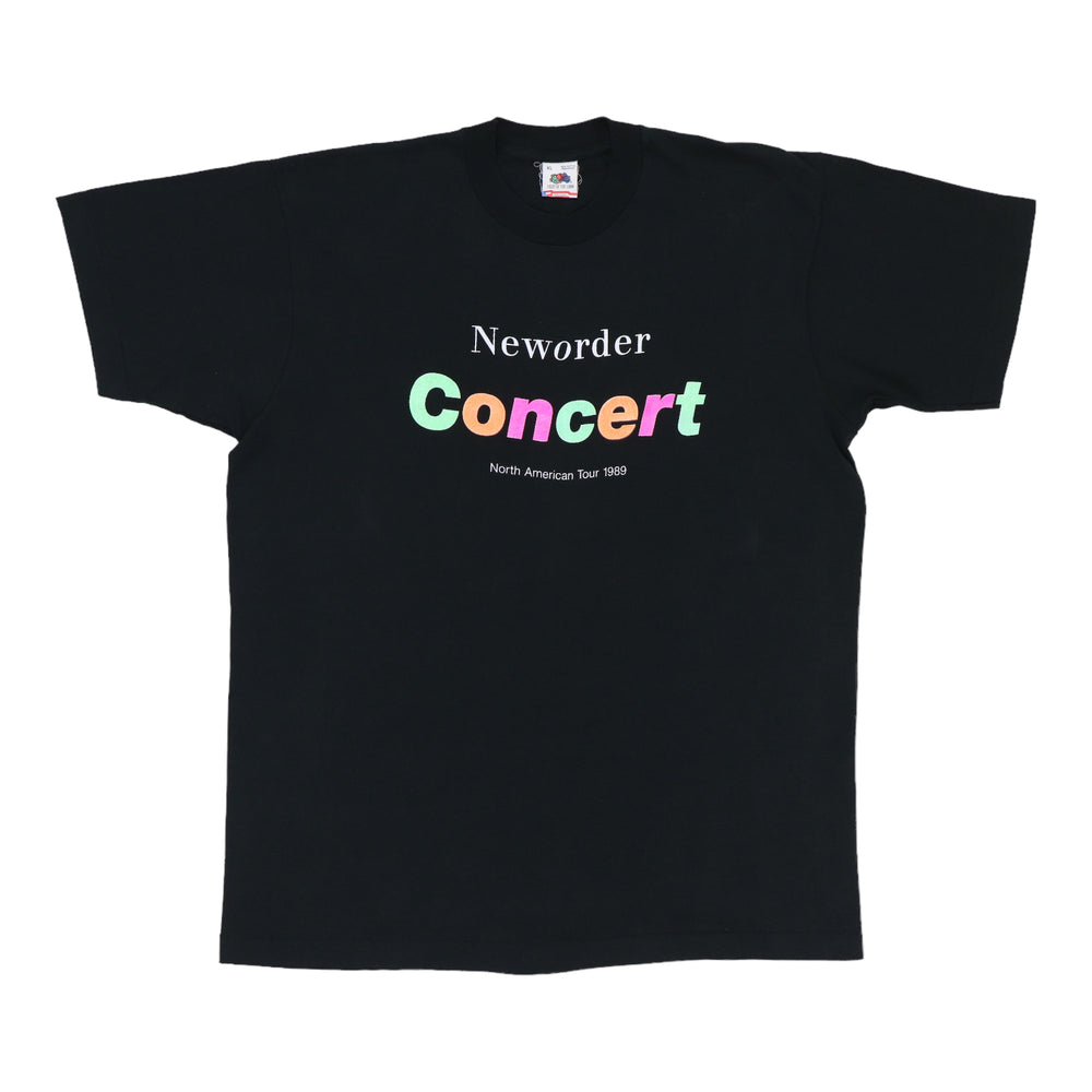 1989 New Order Concert Tour Shirt