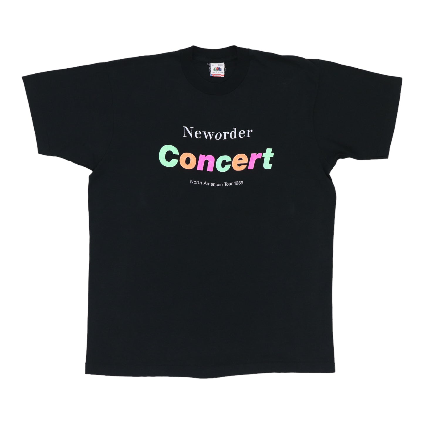 1989 New Order Concert Tour Shirt