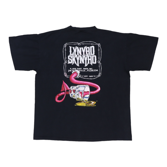 1990s Lynyrd Skynyrd All Over Print Shirt