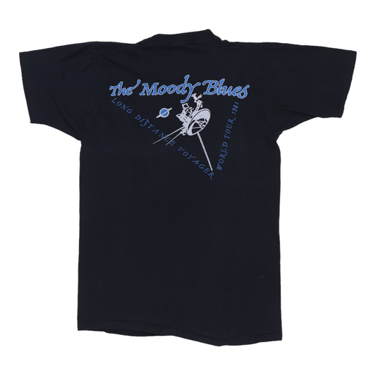 1981 Moody Blues Long Distance Voyager Tour Shirt Back