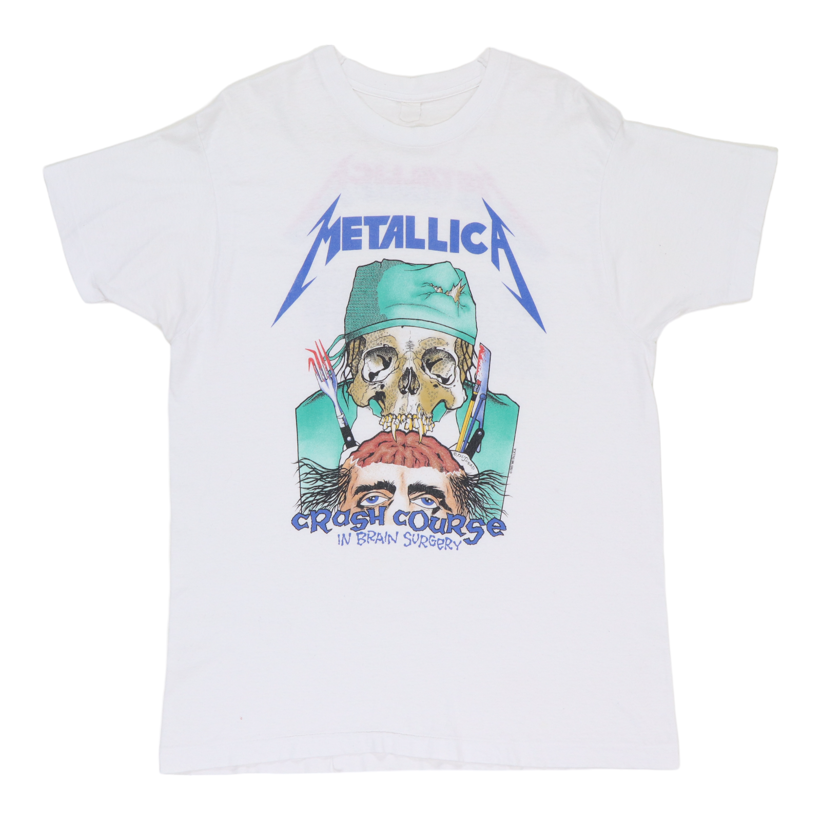 ★SURGERY★ rebuild neck belt ring T-shirts NISH | Vintage Plasmatics Wendy O. Williams 1987 Tour Band