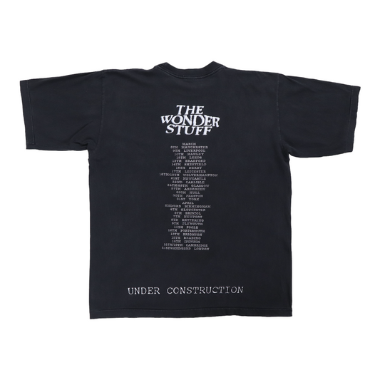 1993 The Wonder Stuff Idiot Tour Shirt Back
