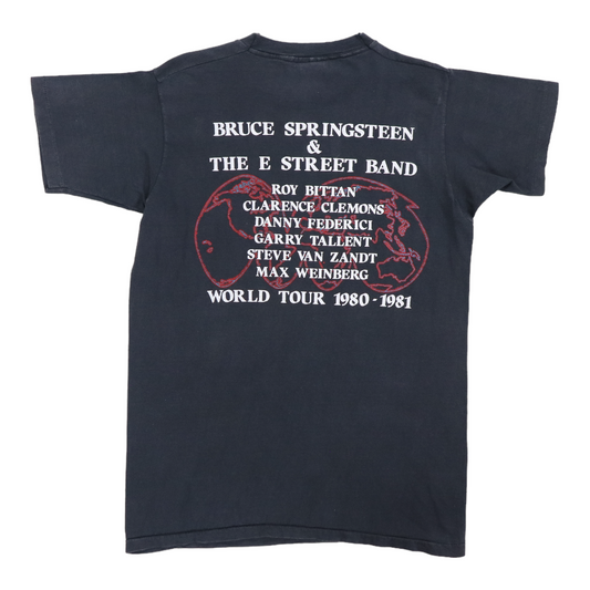 1980 Bruce Springsteen E Street Band Tour Shirt Back