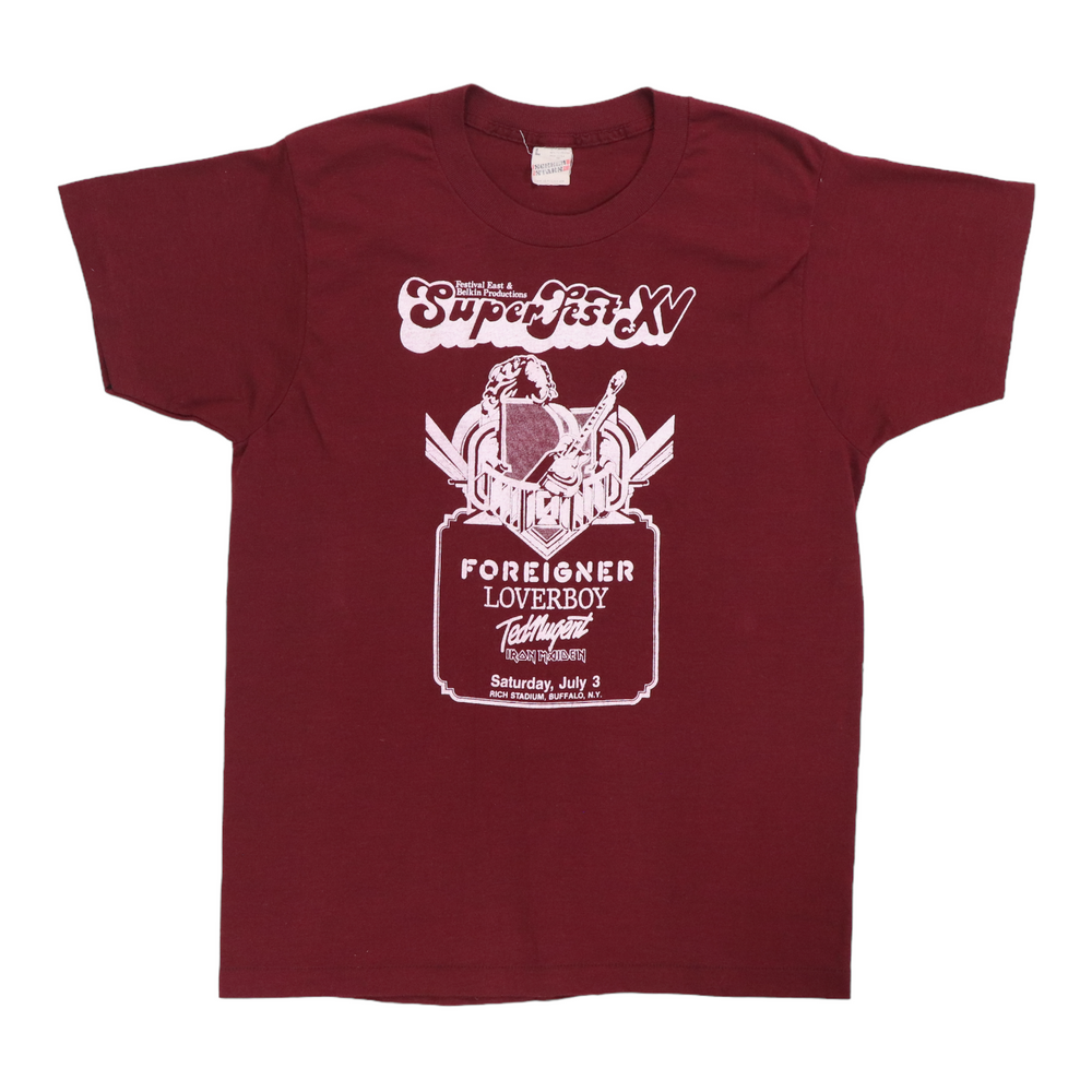 1982 Superfest Iron Maiden Concert Shirt