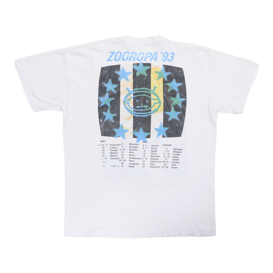 1993 U2 Zooropa Tour Shirt Back