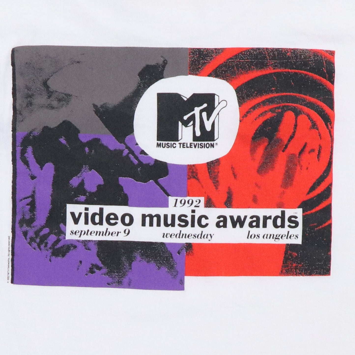 1992 MTV Video Music Awards Shirt
