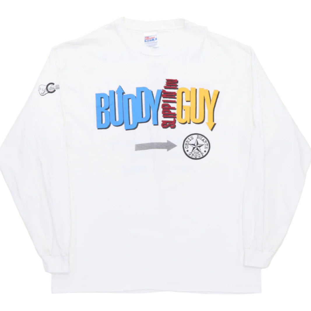 1995 Buddy Guy Cornell University Long Sleeve Staff Concert Shirt