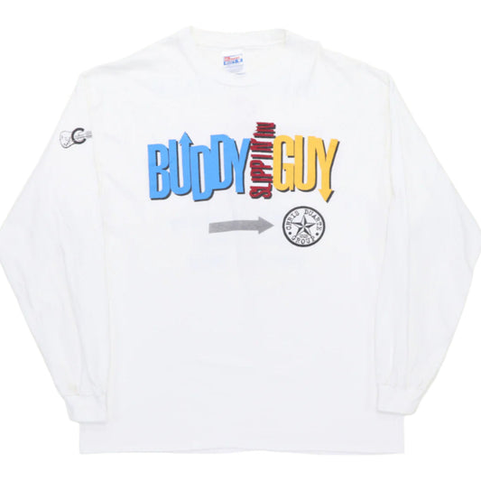 1995 Buddy Guy Cornell University Long Sleeve Staff Concert Shirt