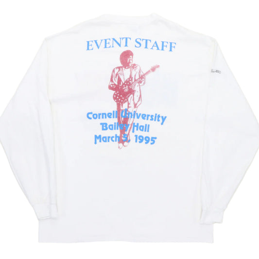 1995 Buddy Guy Cornell University Long Sleeve Staff Concert Shirt Back