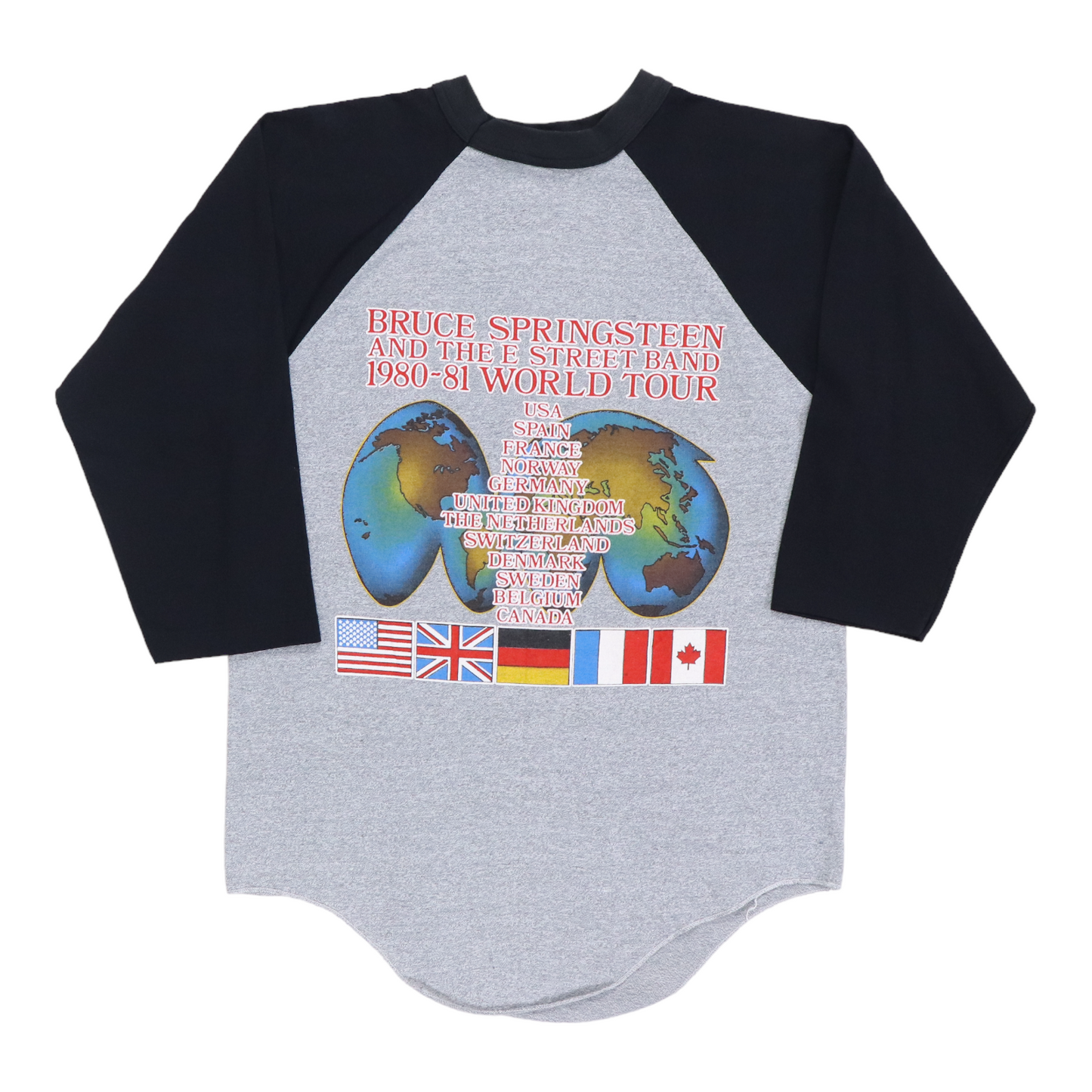 1980 Bruce Springsteen E Street Tour Jersey Shirt