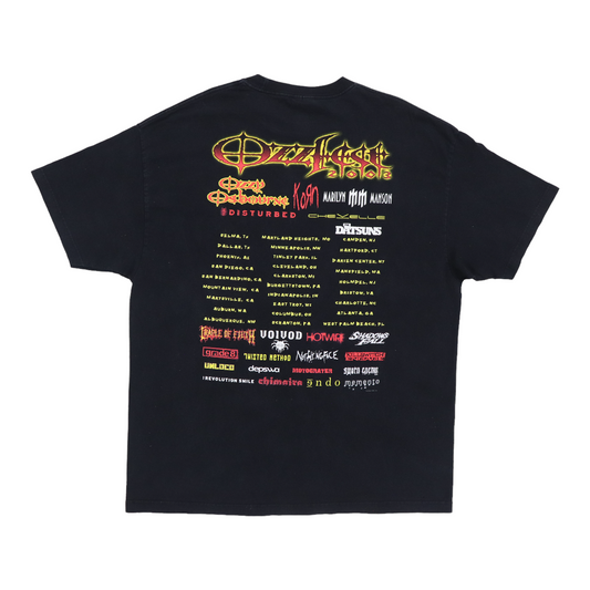 2003 Ozzy Osbourne Ozzfest Tour Shirt Back