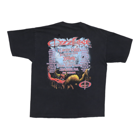 2002 Ozzy Osbourne Ozzfest Tour Shirt Back