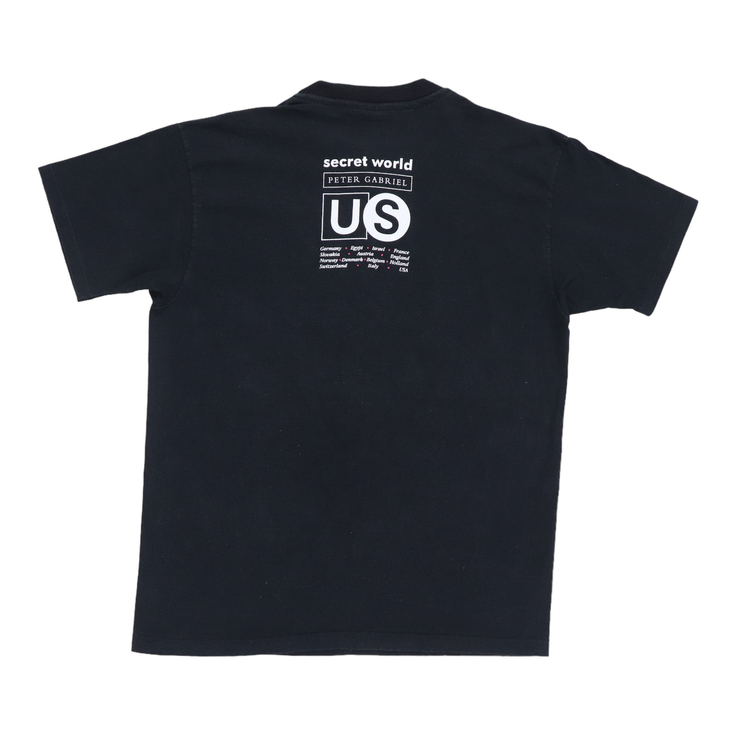 1993 Peter Gabriel Secret World Tour Shirt