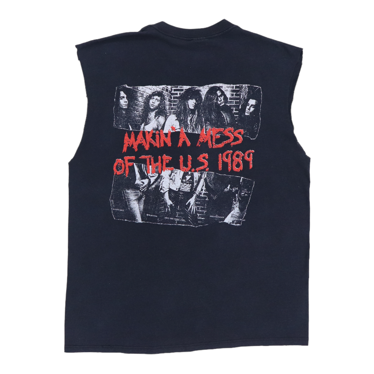 1989 Skid Row Makin A Mess Tour Shirt