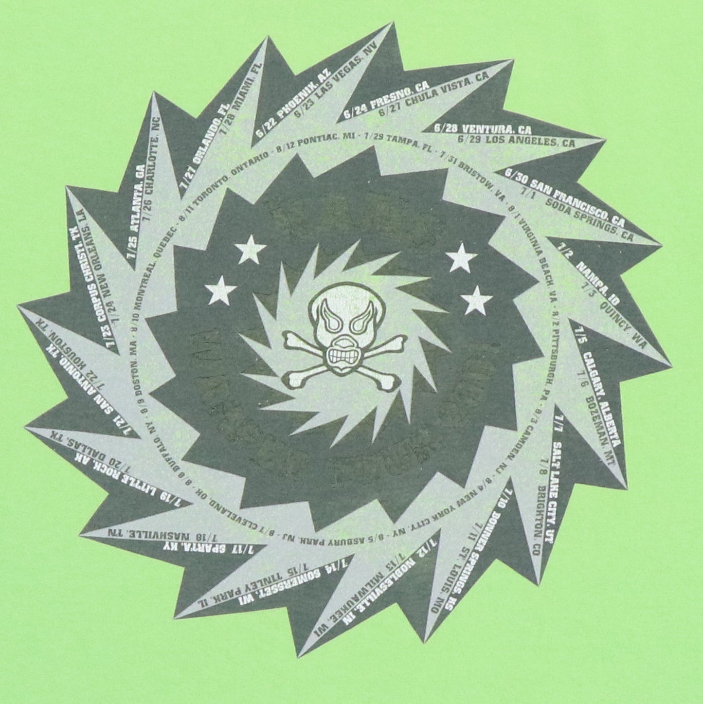 2001 Vans Warped Tour Shirt