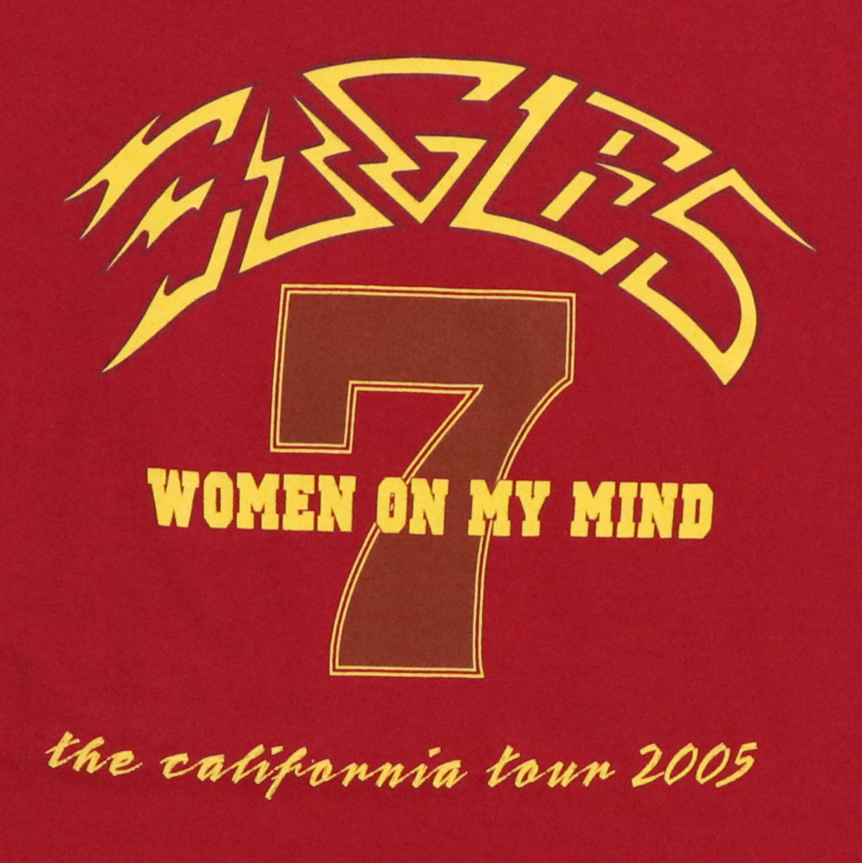 2005 Eagles 7 Women On My Mind Tour Shirt