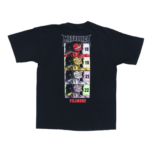 2005 Metallica St Anger Shirt Back