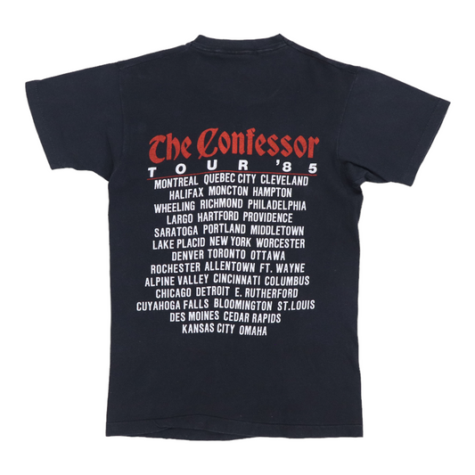 1985 Joe Walsh The Confessor Tour Shirt Back