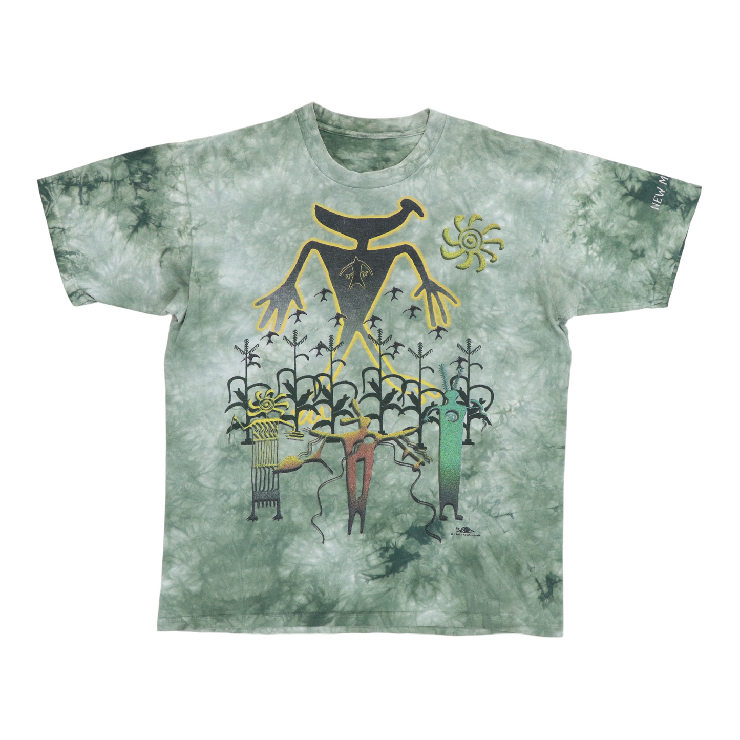 1997 New Mexico Native Art Tie Dye Shirt