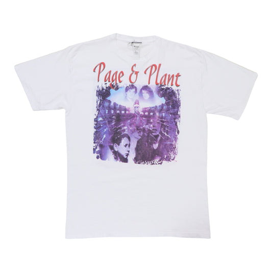 1998 Jimmy Page Robert Plant Walking Into Clarksdale Tour Shirt