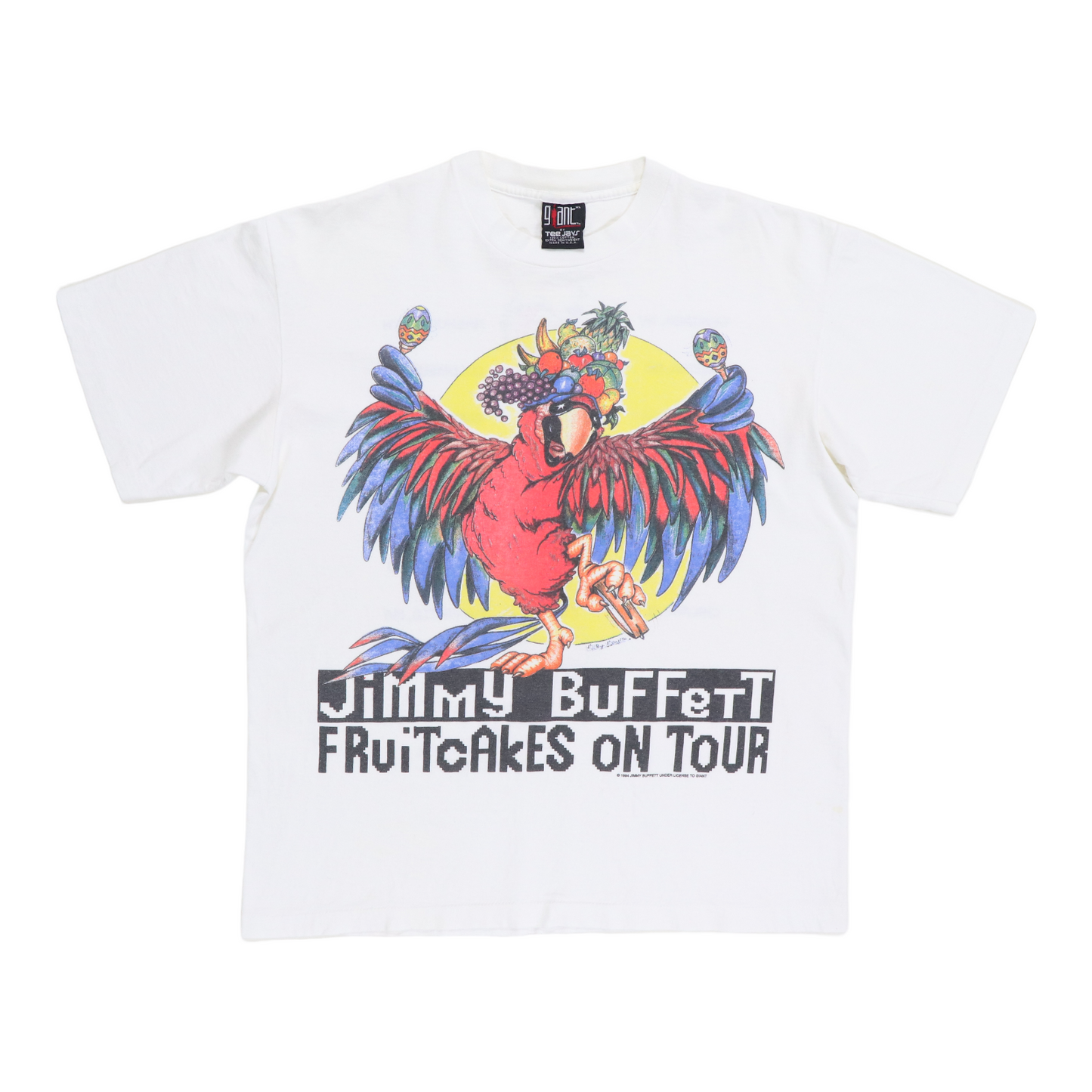 1994 Jimmy Buffett Fruitcakes On Tour Shirt