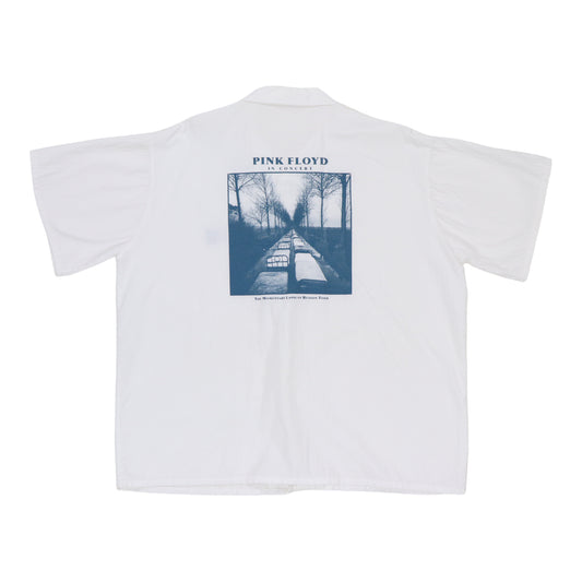 1988 Pink Floyd Tour Button Up Crew Shirt Back
