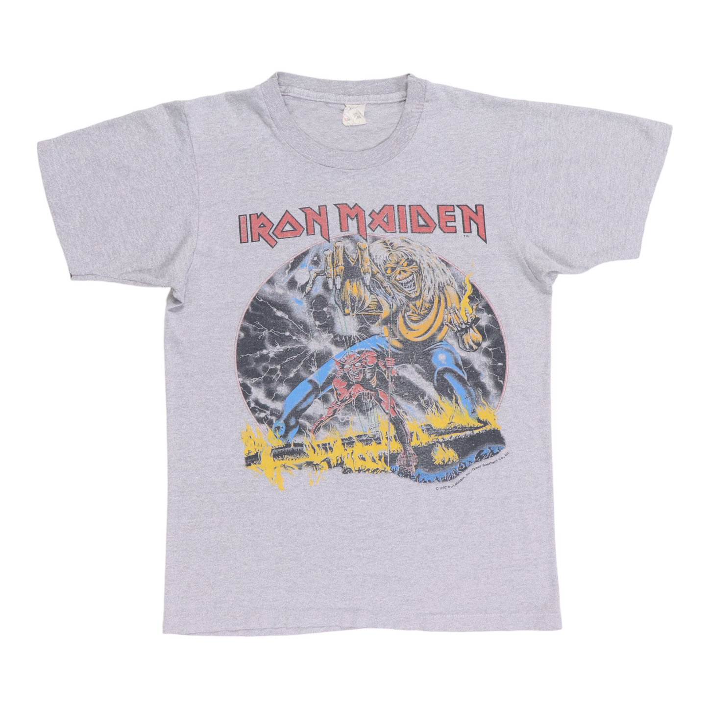 1982 Iron Maiden Number Of The Beast Tour Shirt