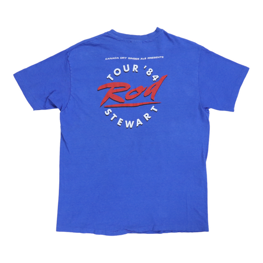 1984 Rod Stewart Tour Shirt Back