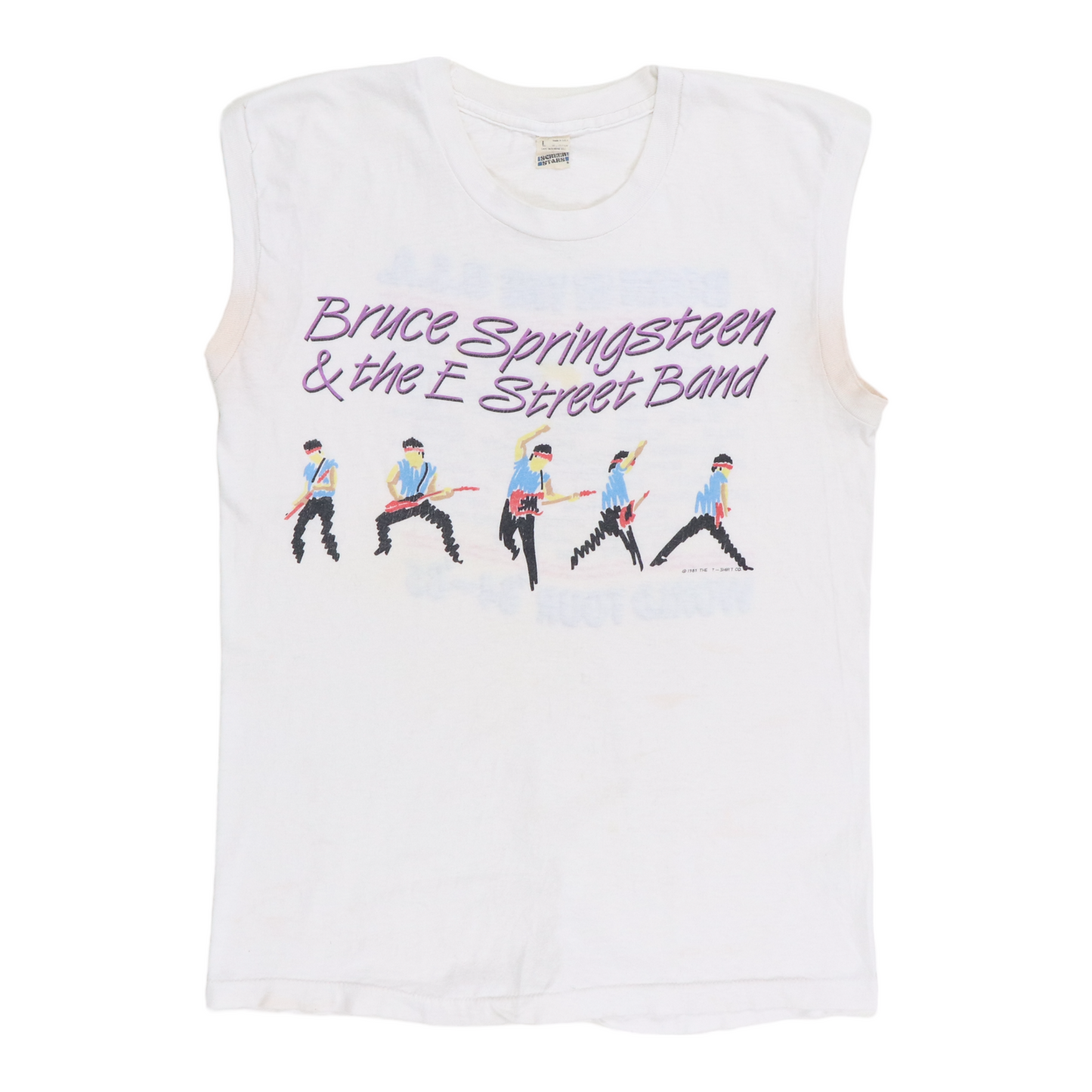 1985 Bruce Springsteen Born In The USA Tour Sleeveless Shirt