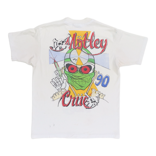 1990 Motley Crue Dr Feel Good Tour Shirt Back
