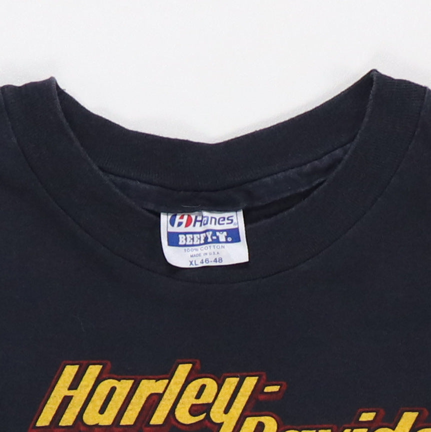 1980s Harley Davidson Tearing Up The Competition Shirt