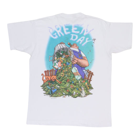 1995 Green Day Liquid Blue Shirt Back