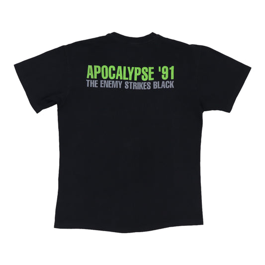 1991 Public Enemy The Enemy Strikes Black Shirt Back