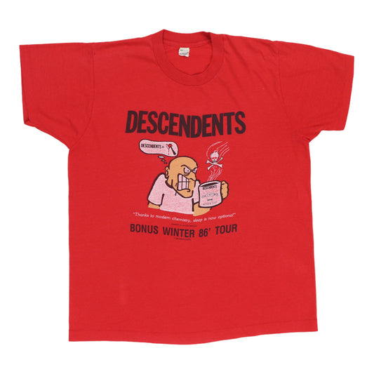 1986 Descendents Bonus Winter Tour Shirt