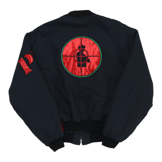 1991 Public Enemy Official Trooper Tour Jacket Back