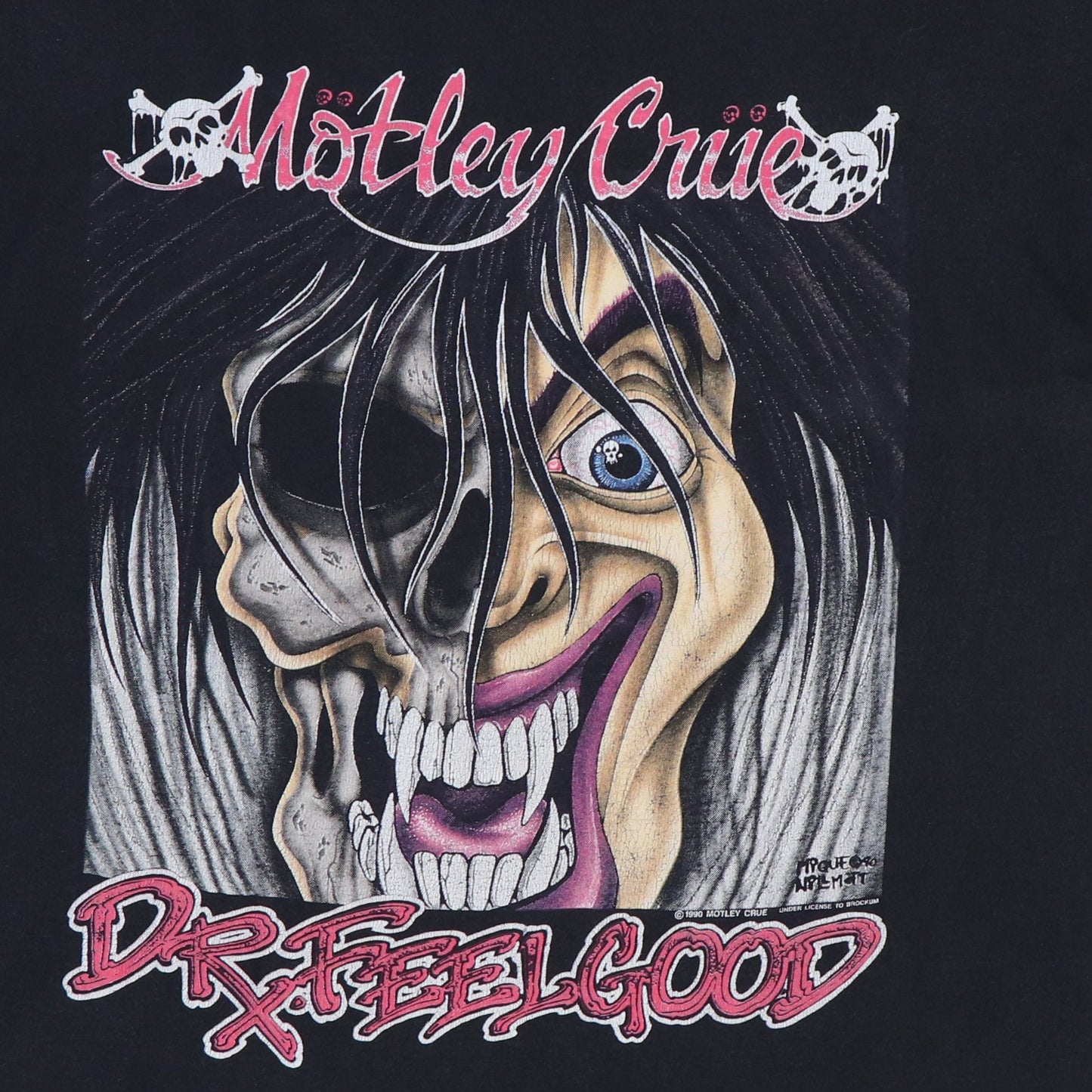 1990 Motley Crue Dr Feelgood Tour Shirt