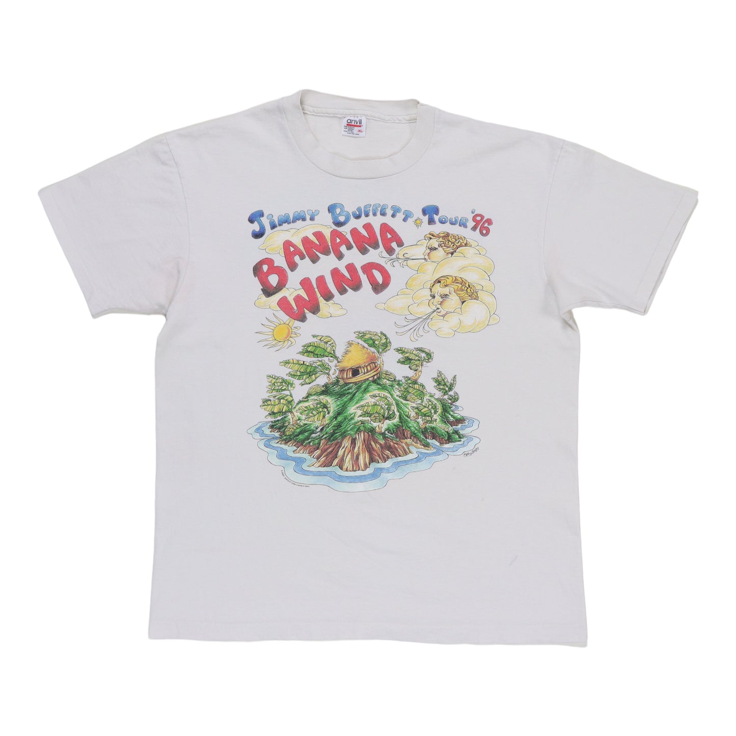 1996 Jimmy Buffett Banana Wind Tour Shirt