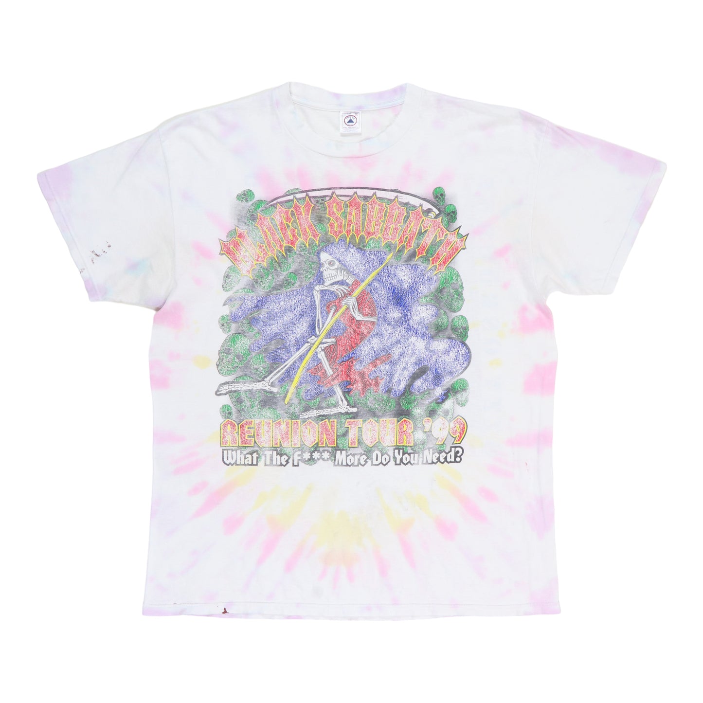 1999 Black Sabbath Tie Dye Tour Shirt