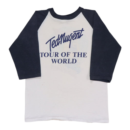 1979 Ted Nugent State Of Shock Tour Jersey Shirt Back