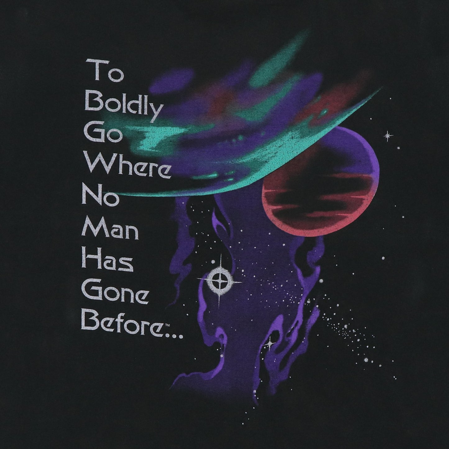 1990s Star Trek Boldly Go Shirt