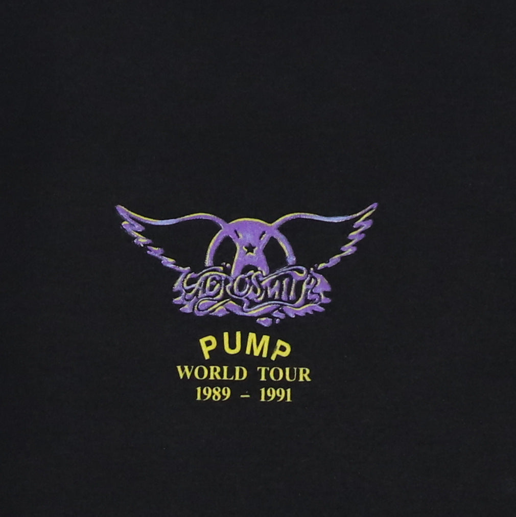 1989 Aerosmith Pump Crew Tour Shirt