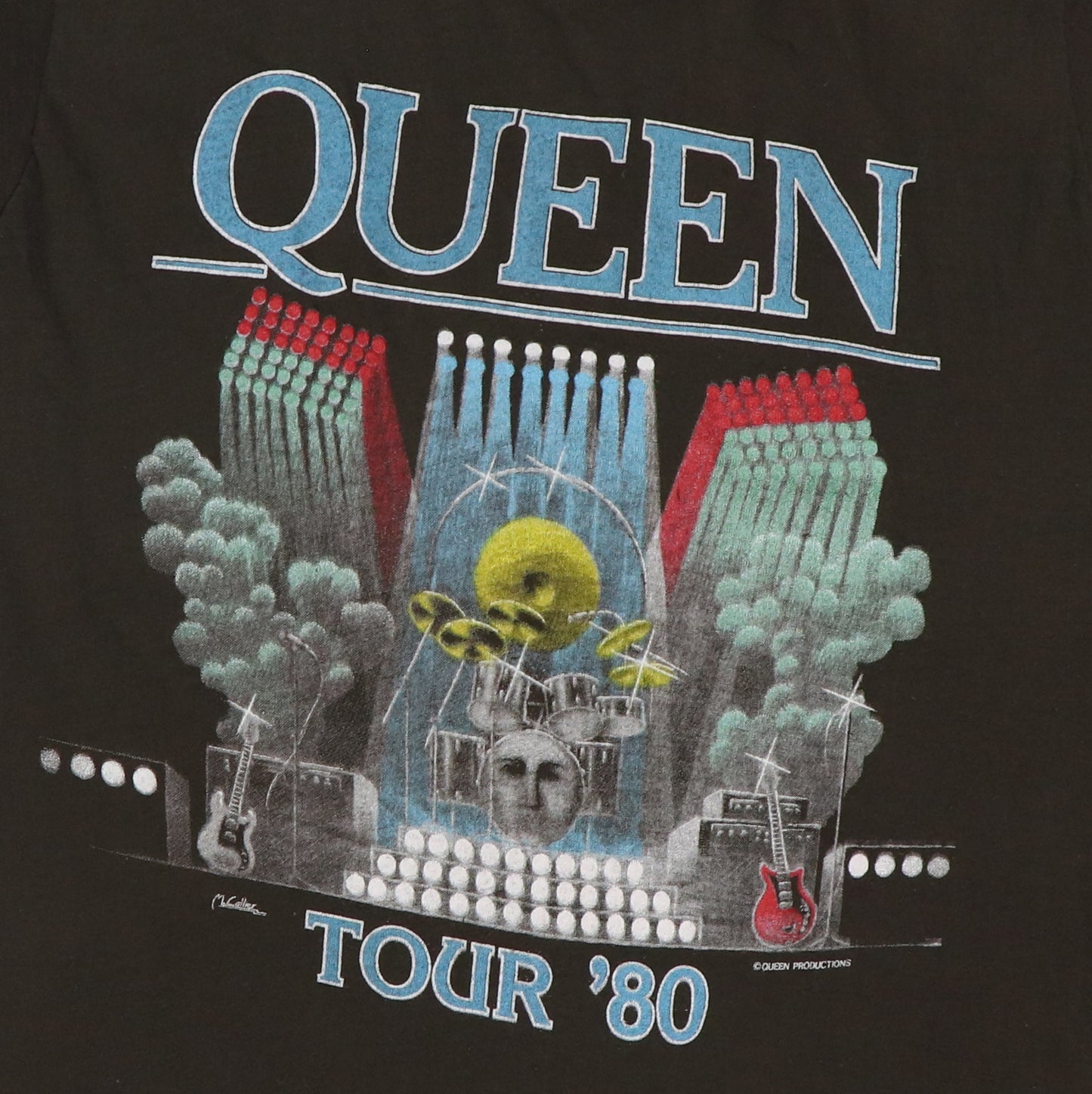 1980 Queen Tour Shirt Detail